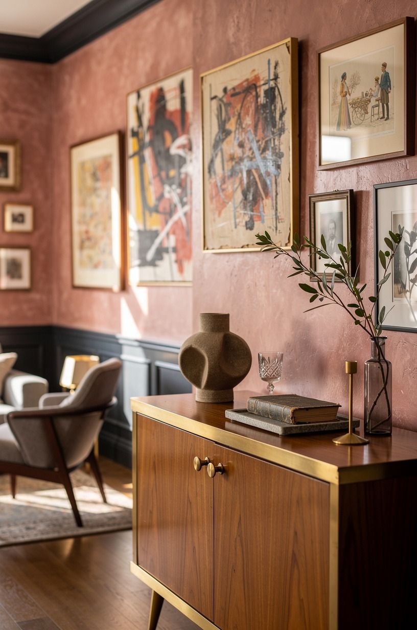 Hang art that gives your luxury bars a past