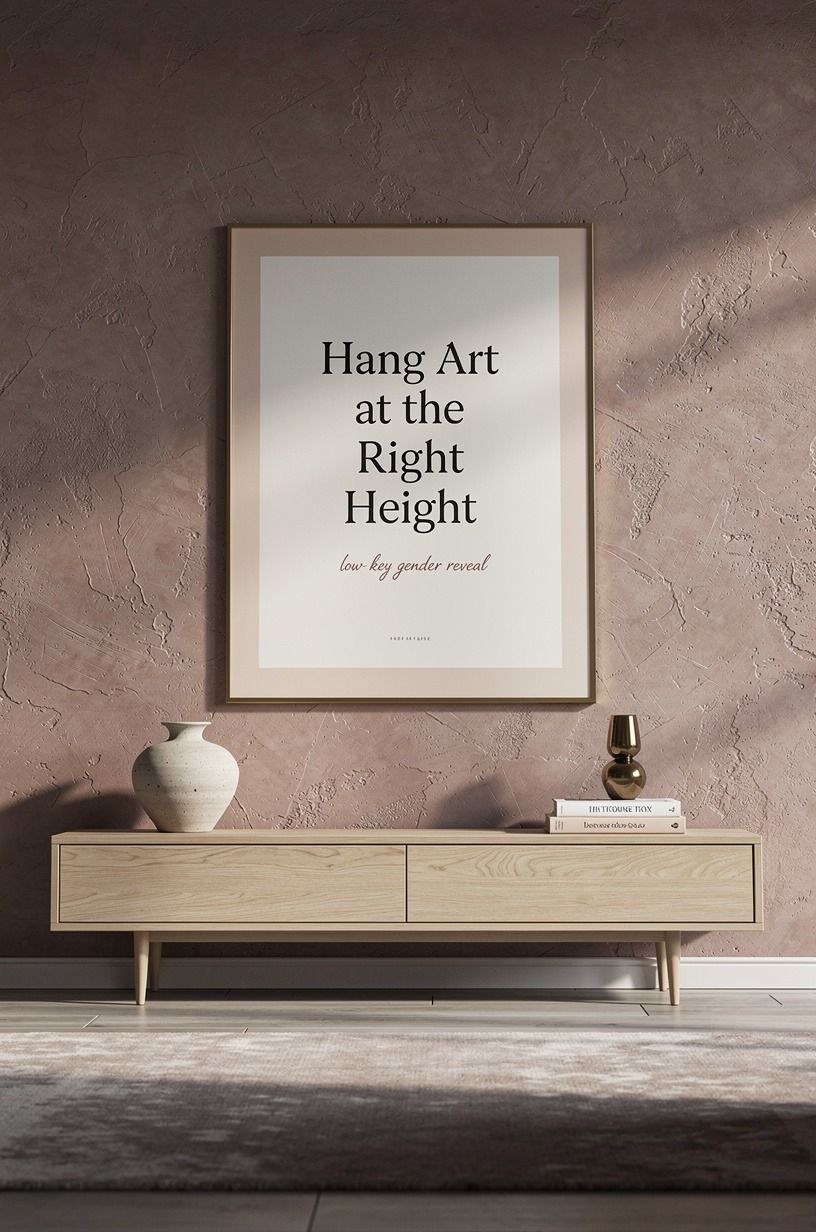 Hang Art at the Right Height