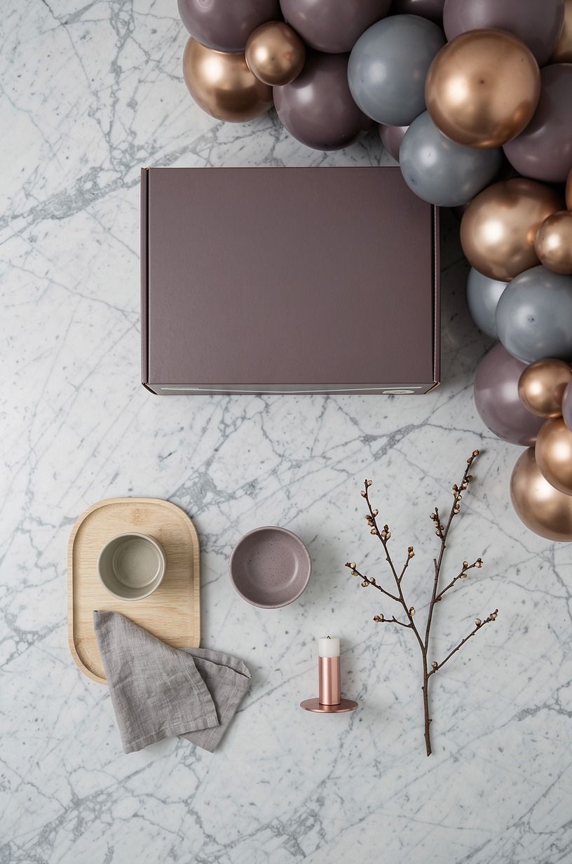 Use a Covered Box Over a Balloon Wall