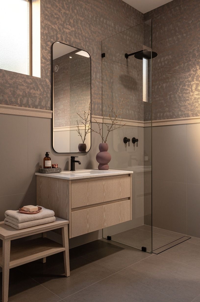 Choose wallpaper above a narrow picture rail