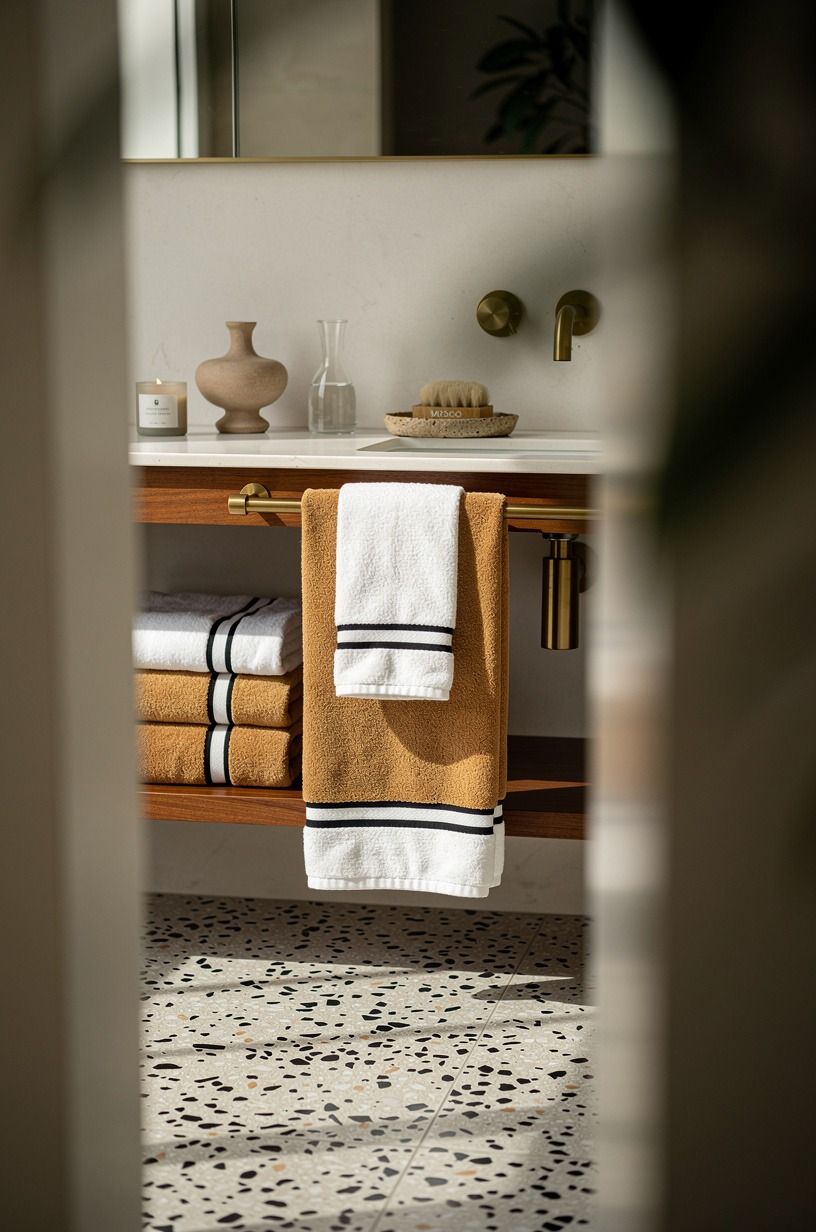 Layer towels like a boutique hotel