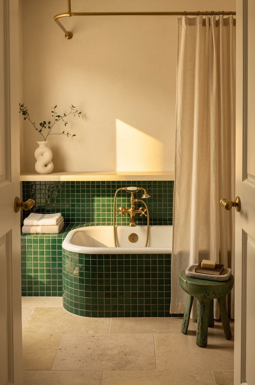 Can Soft Geometry Calm the Tub Wall?