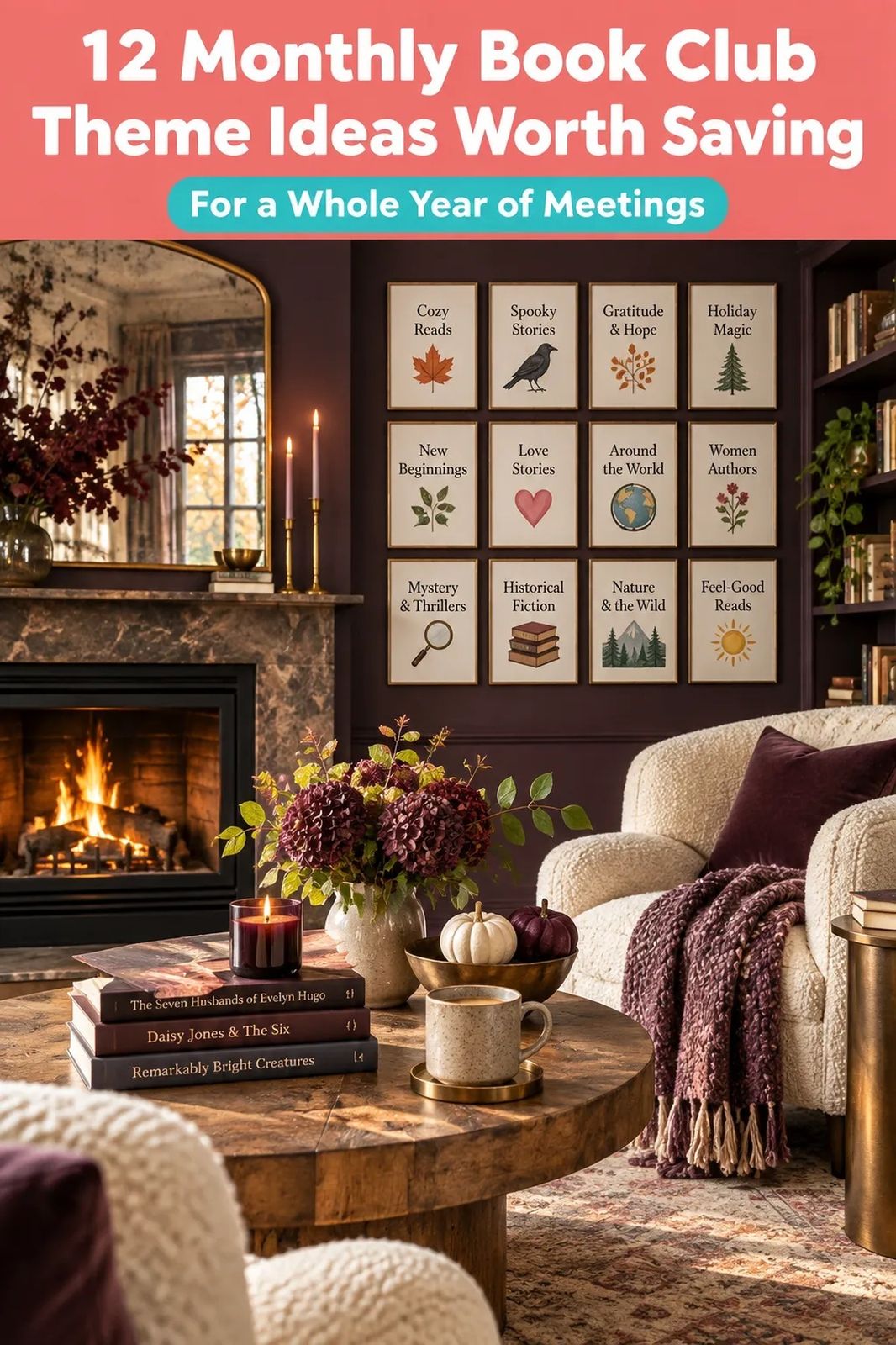 12 Monthly Book Club Themes That Keep Members Showing Up All Year