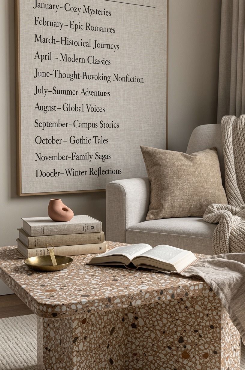 Build a Small-Space Book Club Theme