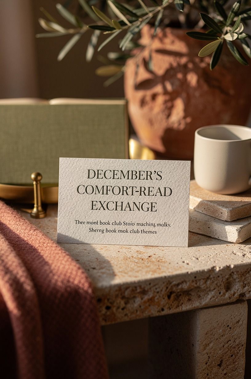 December’s Comfort-Read Exchange