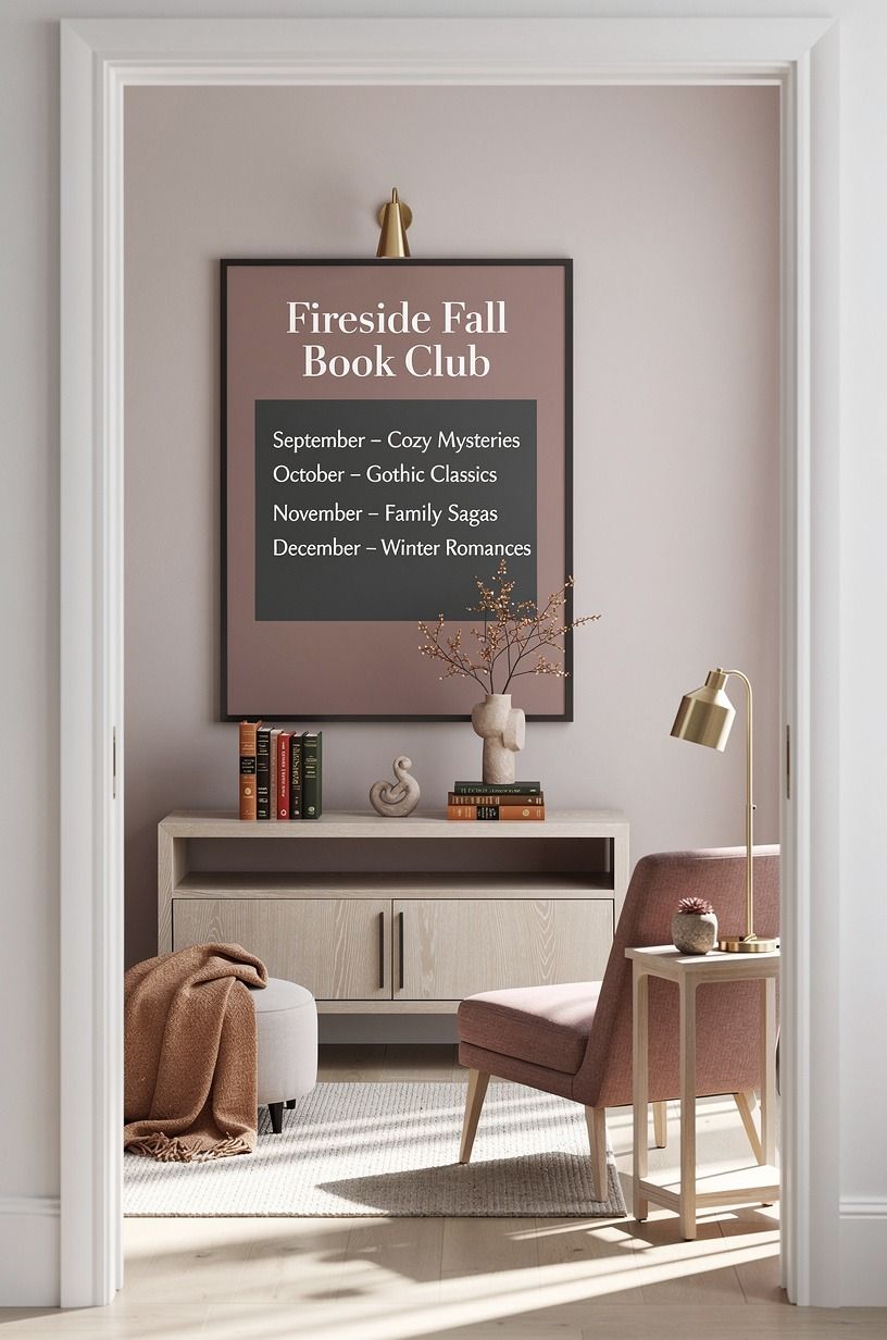 Layer a Fireside Fall Book Club