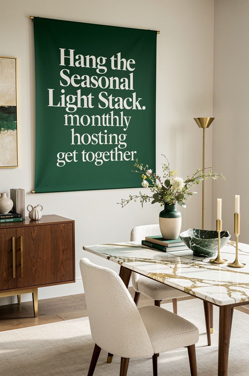 Hang the Seasonal Light Stack