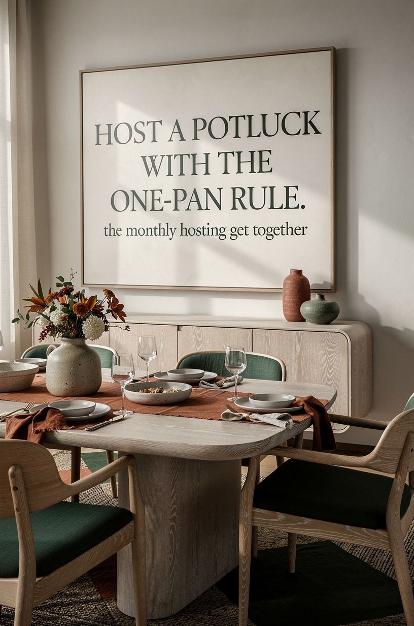 Host a Potluck with the One-Pan Rule