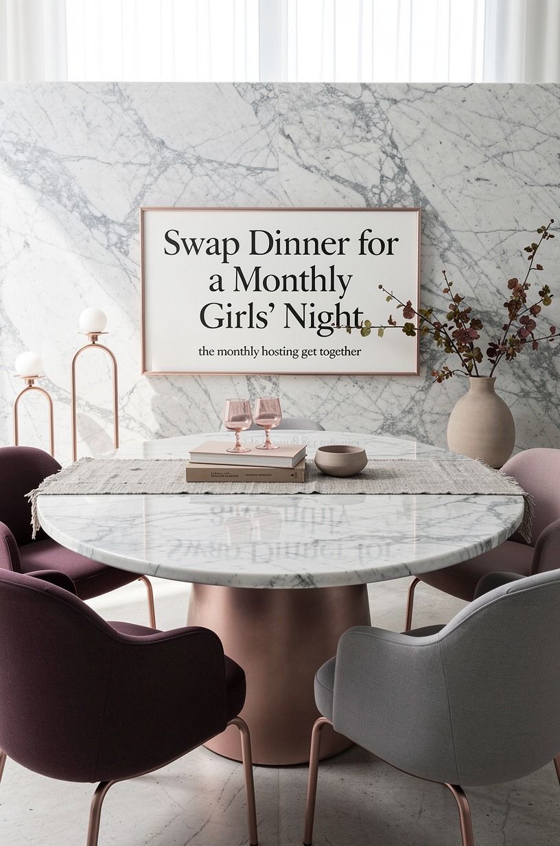 Swap Dinner for a Monthly Girls' Night
