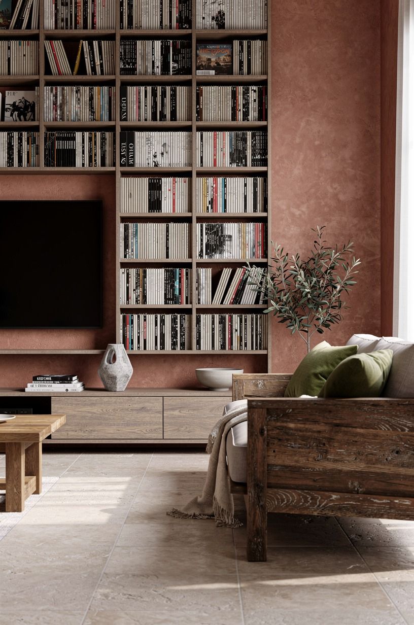Build a Vertical Record Wall for a Music Lounge Room