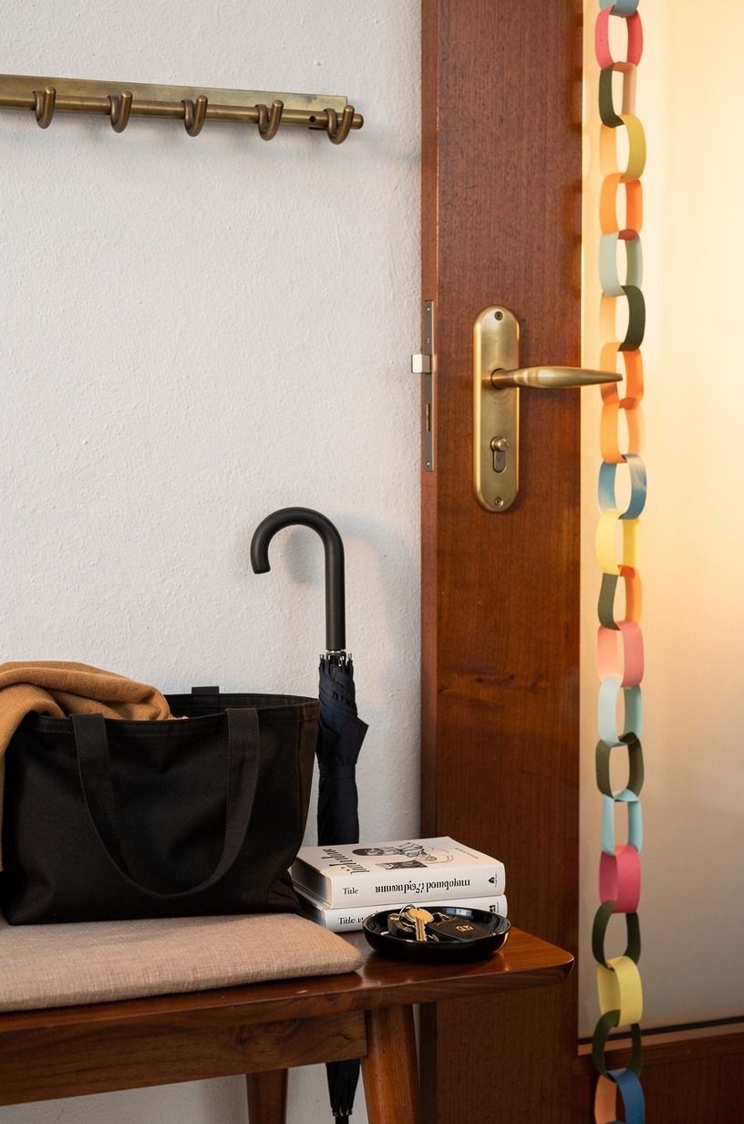 Use a classroom-style paper chain only where kids can reach it