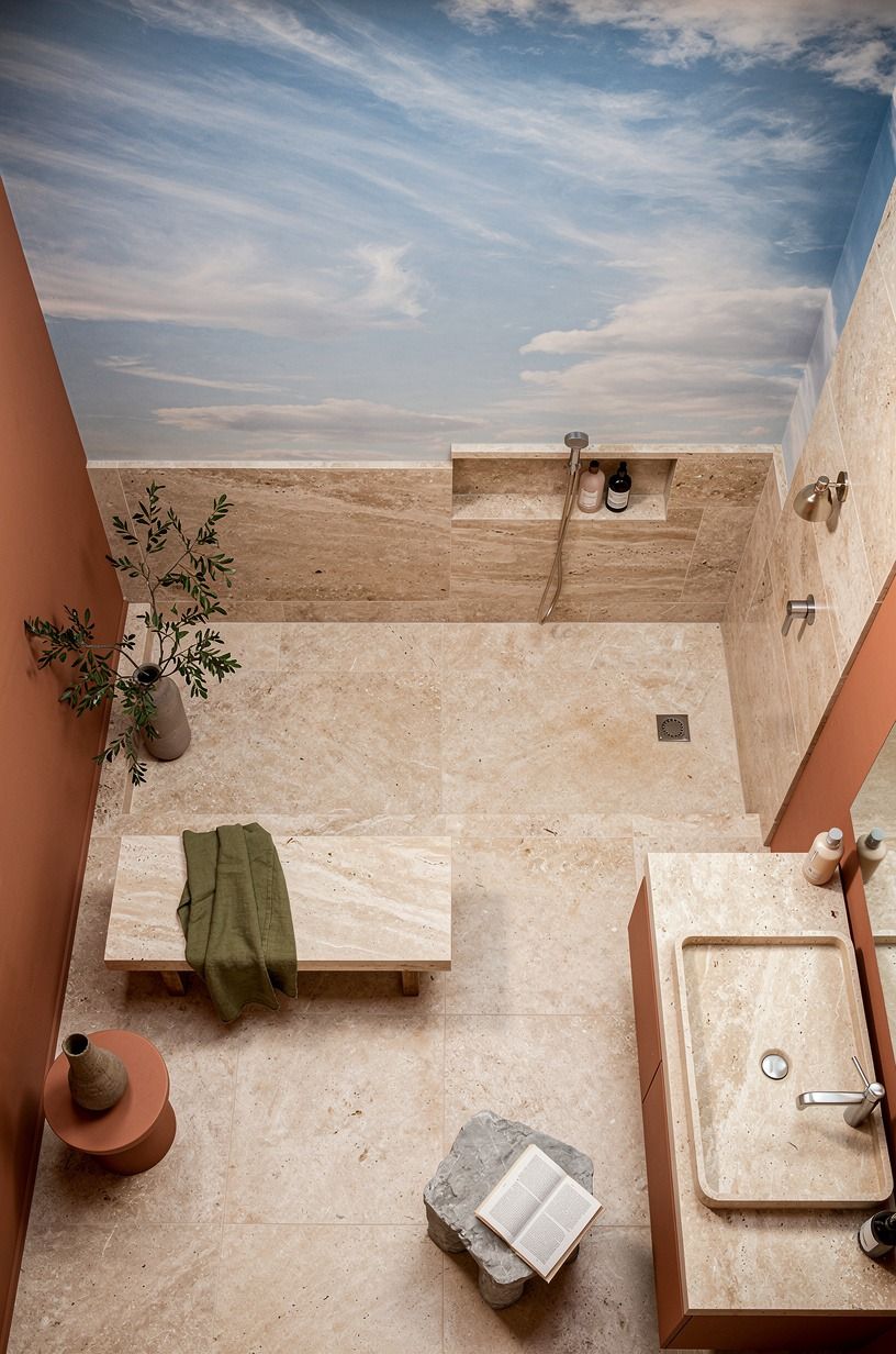Paint the ceiling for a sky effect