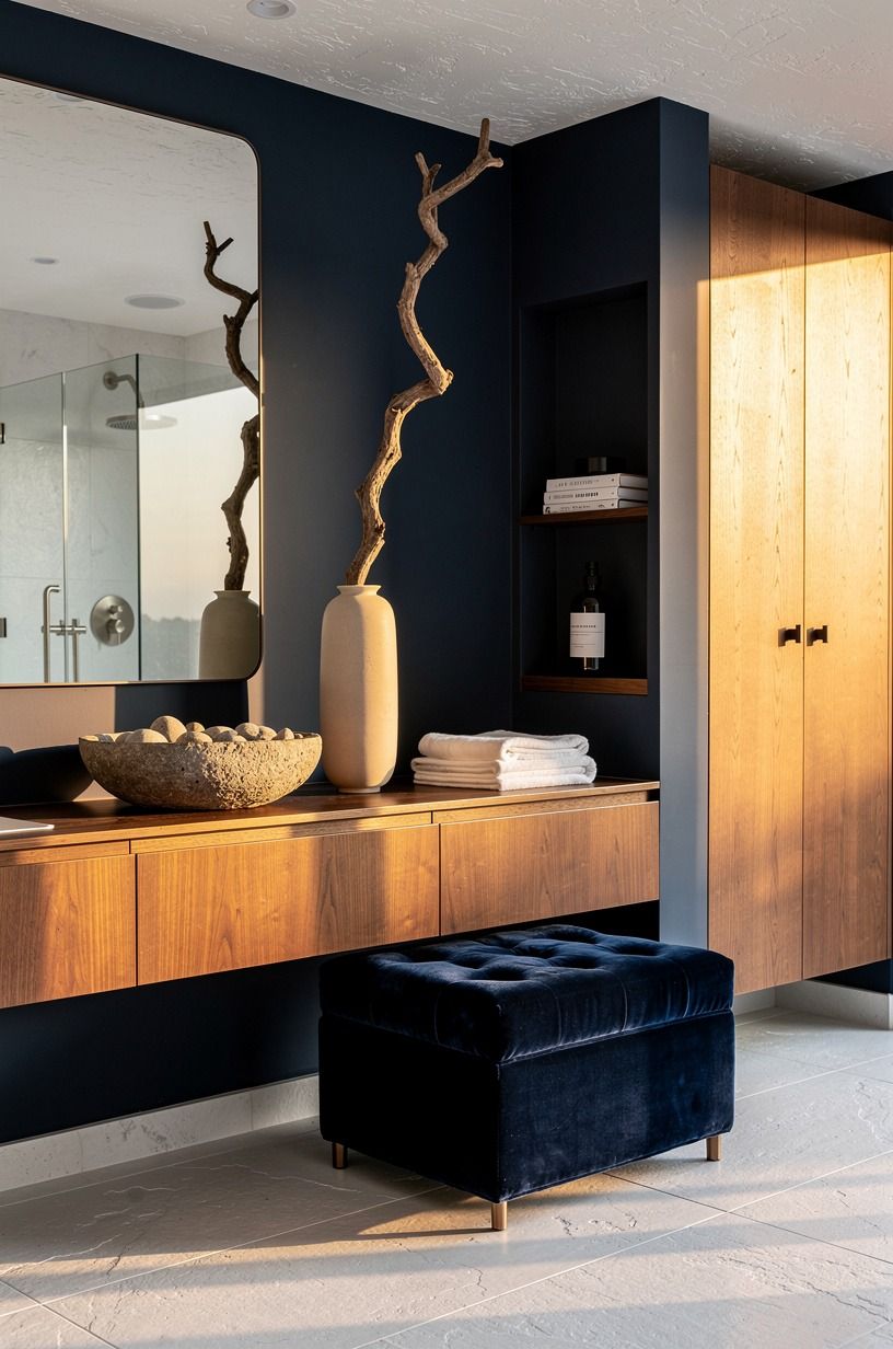 Swap one plant for a sculptural branch