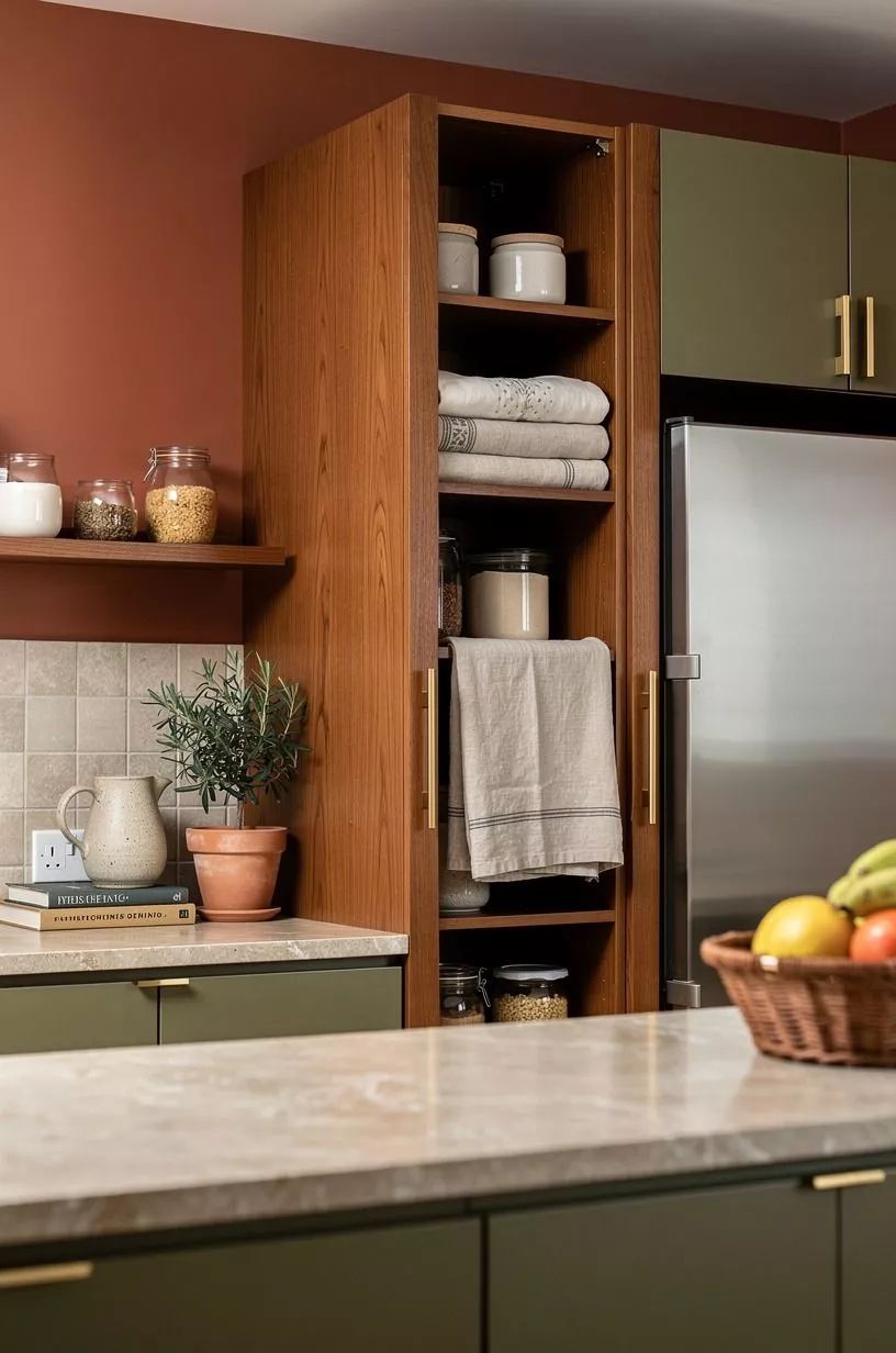 Turn the Fridge Gap Into a Warm Storage Tower