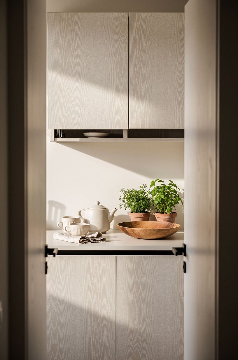 Use Pull-Down Cabinets for High Storage