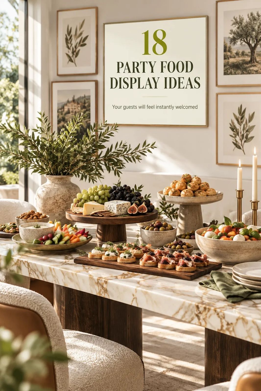 How to Create a Fancy Buffet With Party Food Displays That Impress - 18 Ideas