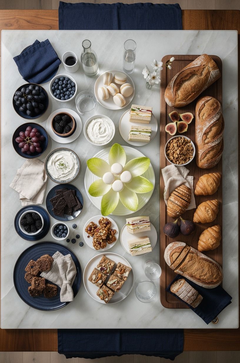 Arrange Food by Color Before Texture