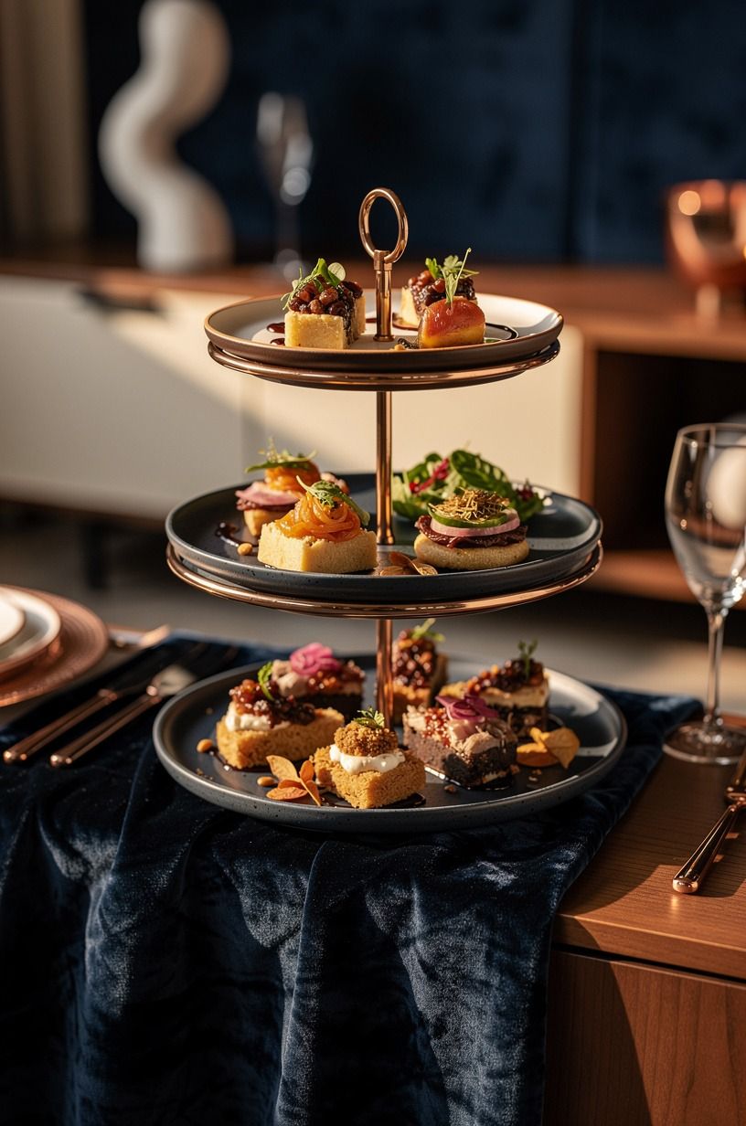 Build the Three-Height Food Stack