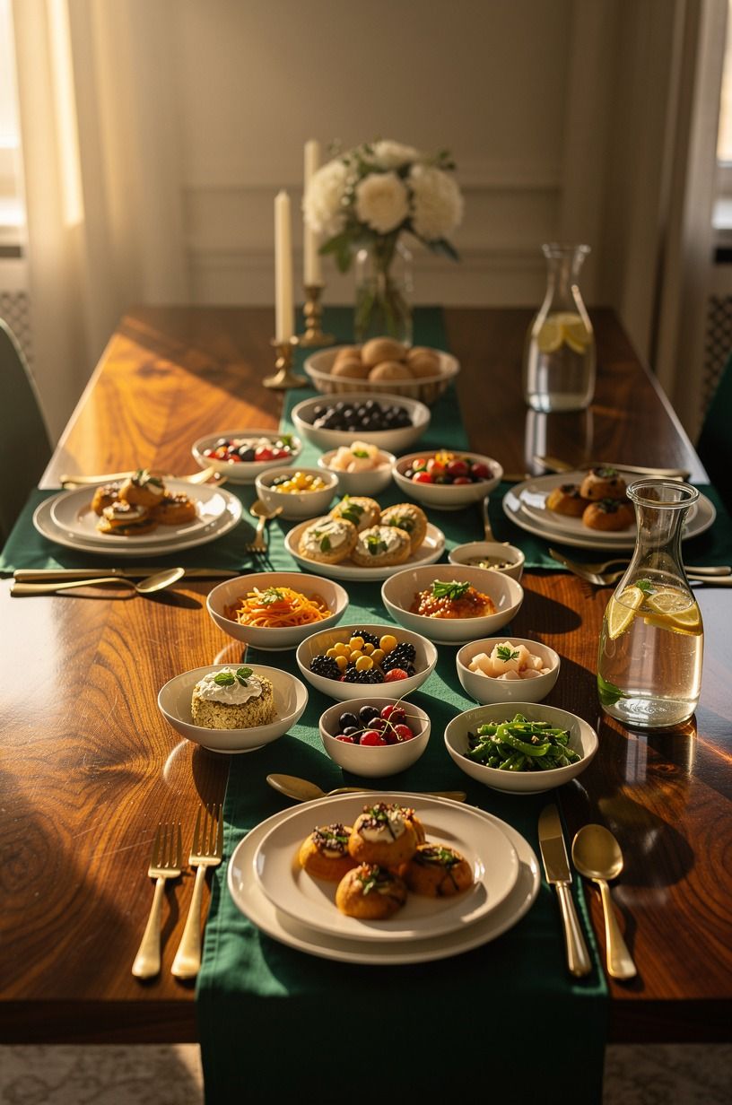 Small Bowls Keep the Spread Legible