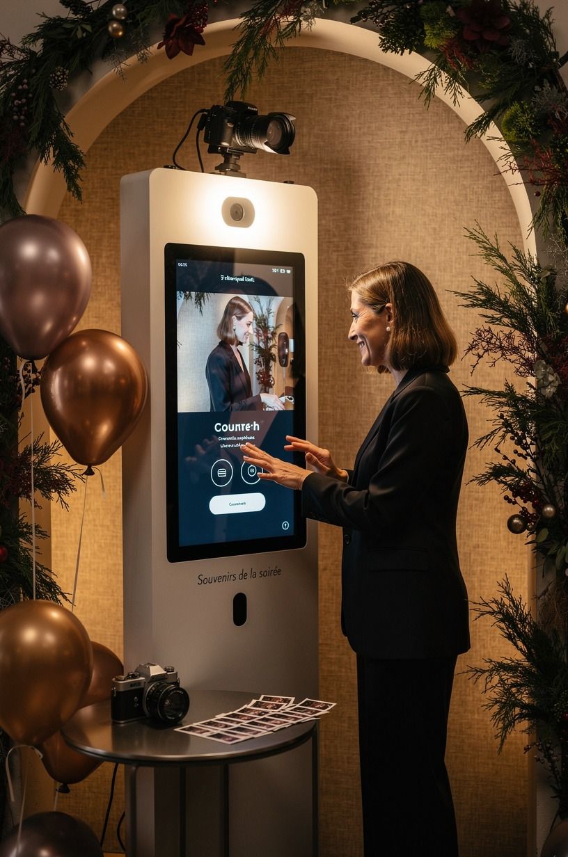 Build the Three-Height Light Stack for photo booth party ideas