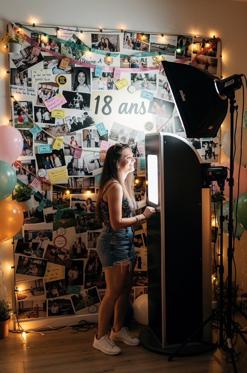 Hang the 18th Birthday Memory Grid
