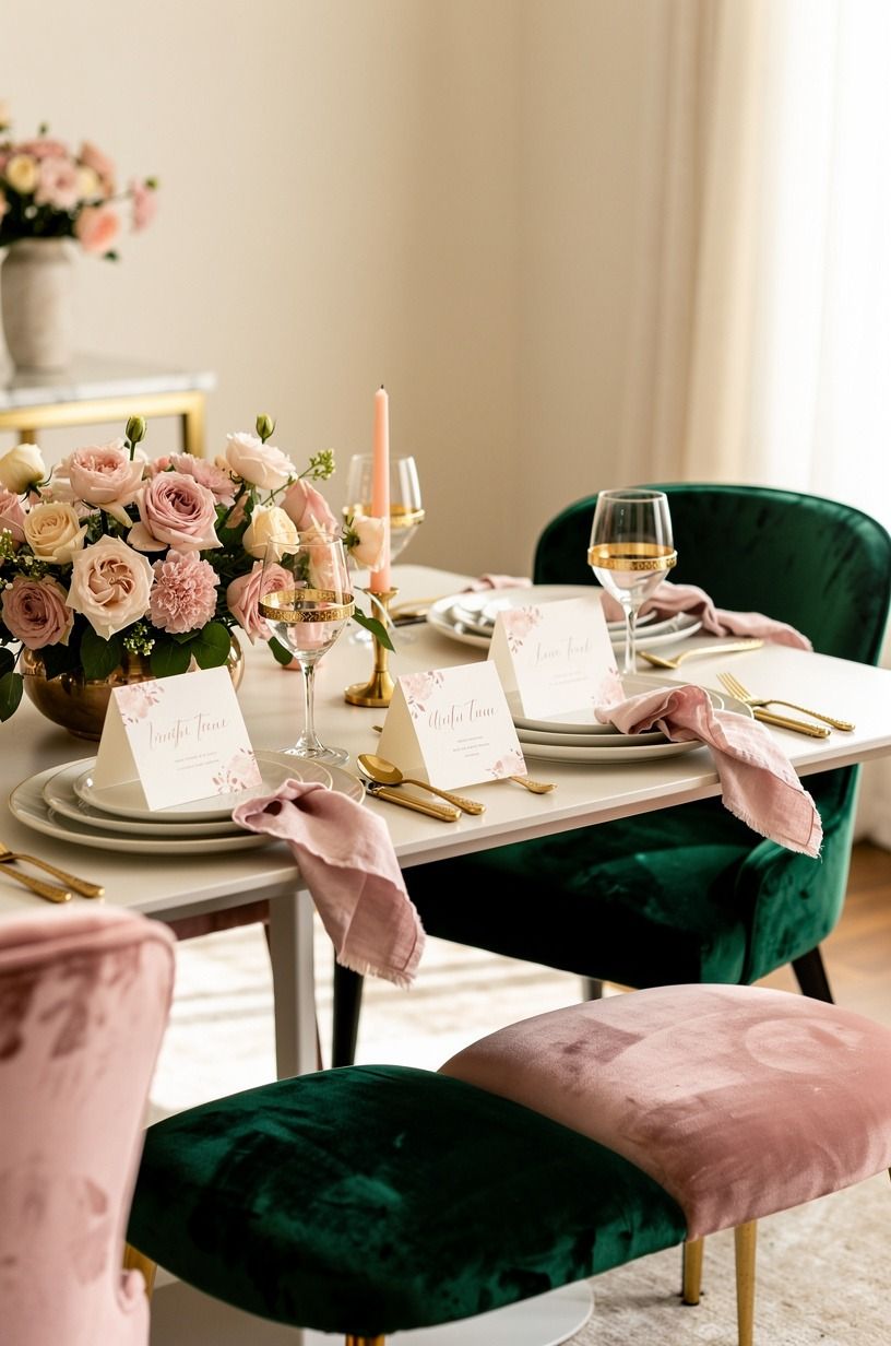 Choose Place Cards Over More Centerpieces