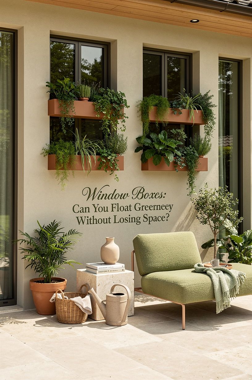 Window Boxes: Can You Float Greenery Without Losing Space?