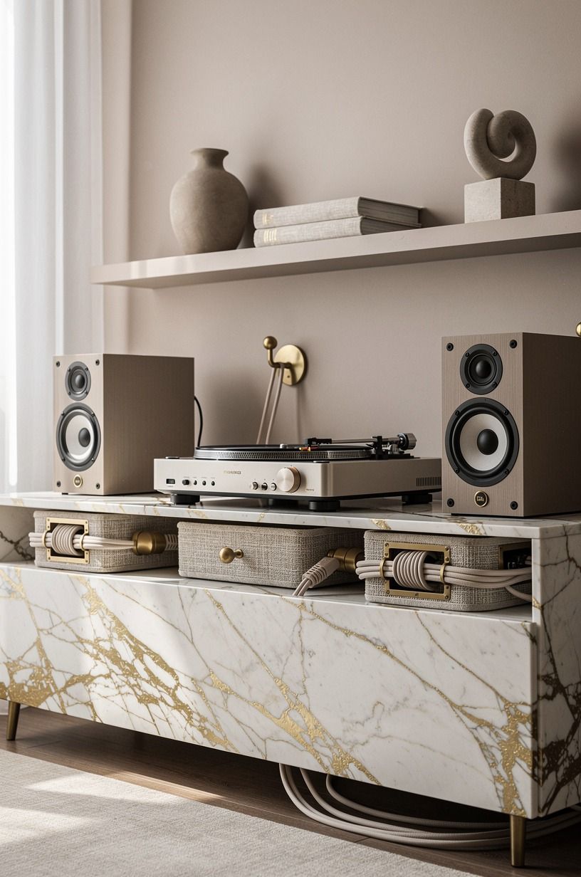 Make Cable Storage Part of the Decor