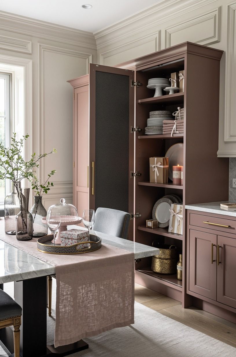 Hide Party Supplies in a Rolling Pantry
