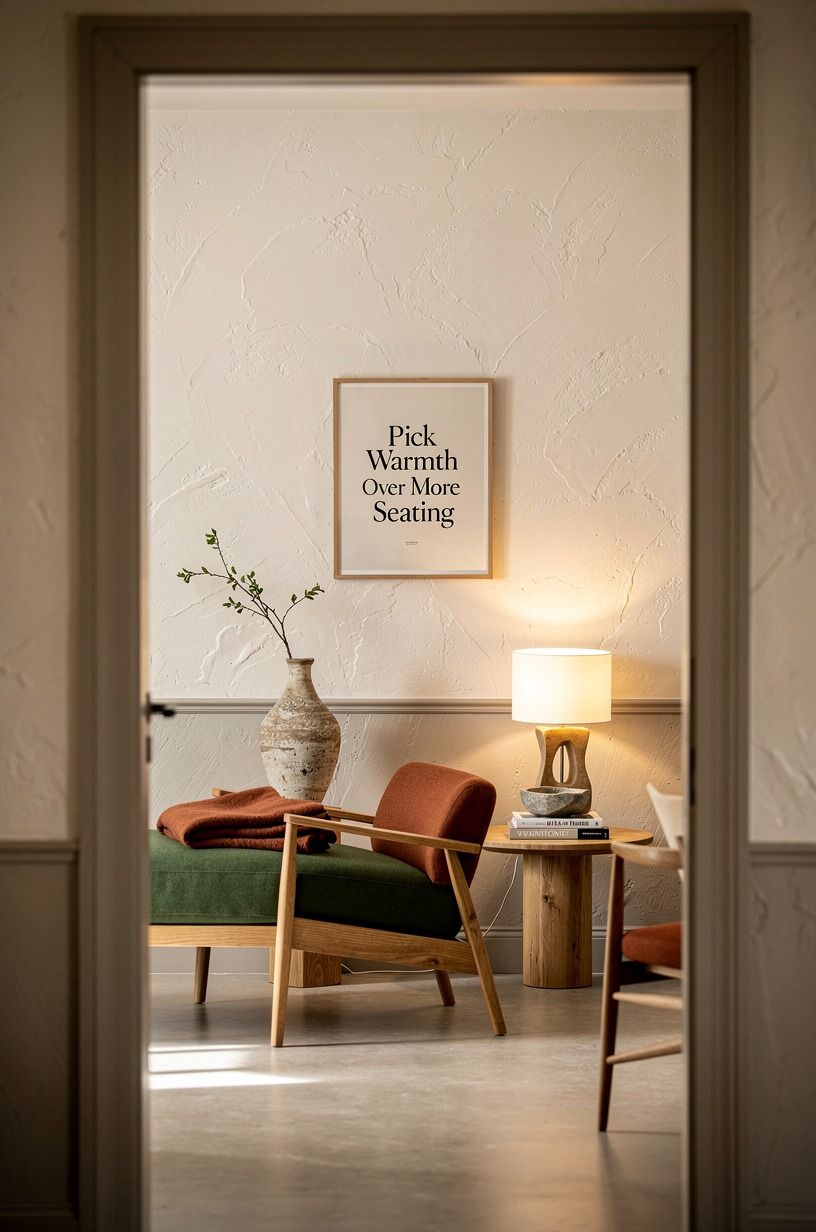 Pick Warmth Over More Seating