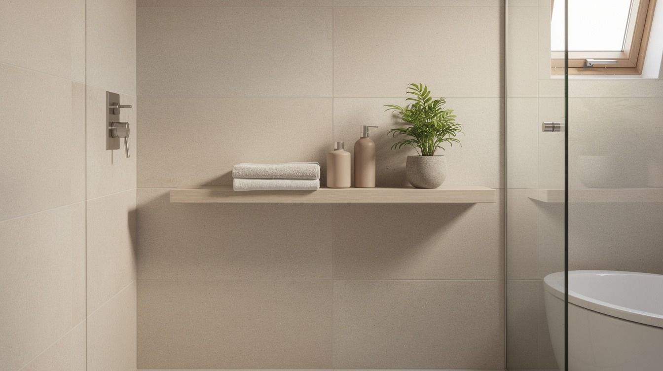 I Added a Small Shower Shelf, Smart Storage in Tight Spaces Finally Worked