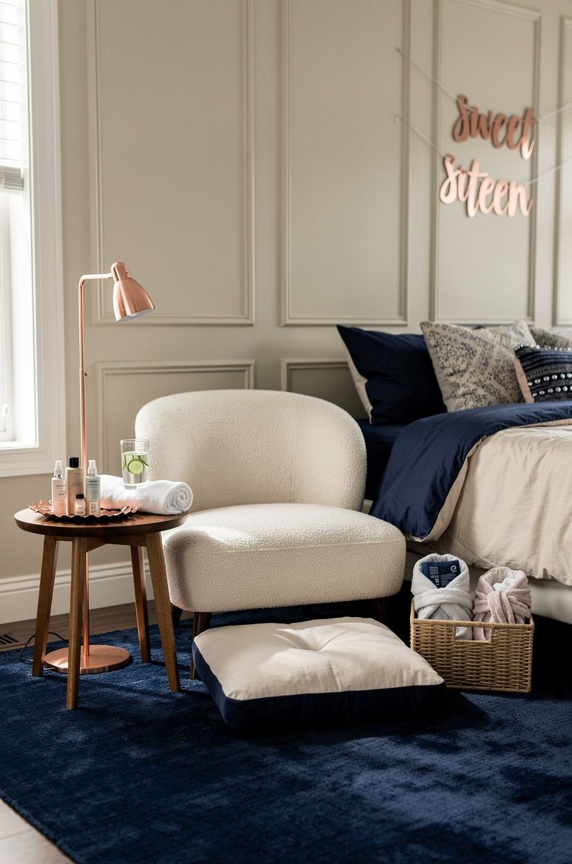 Make a DIY Spa Corner with Sweet Sixteen Sleepover Ideas