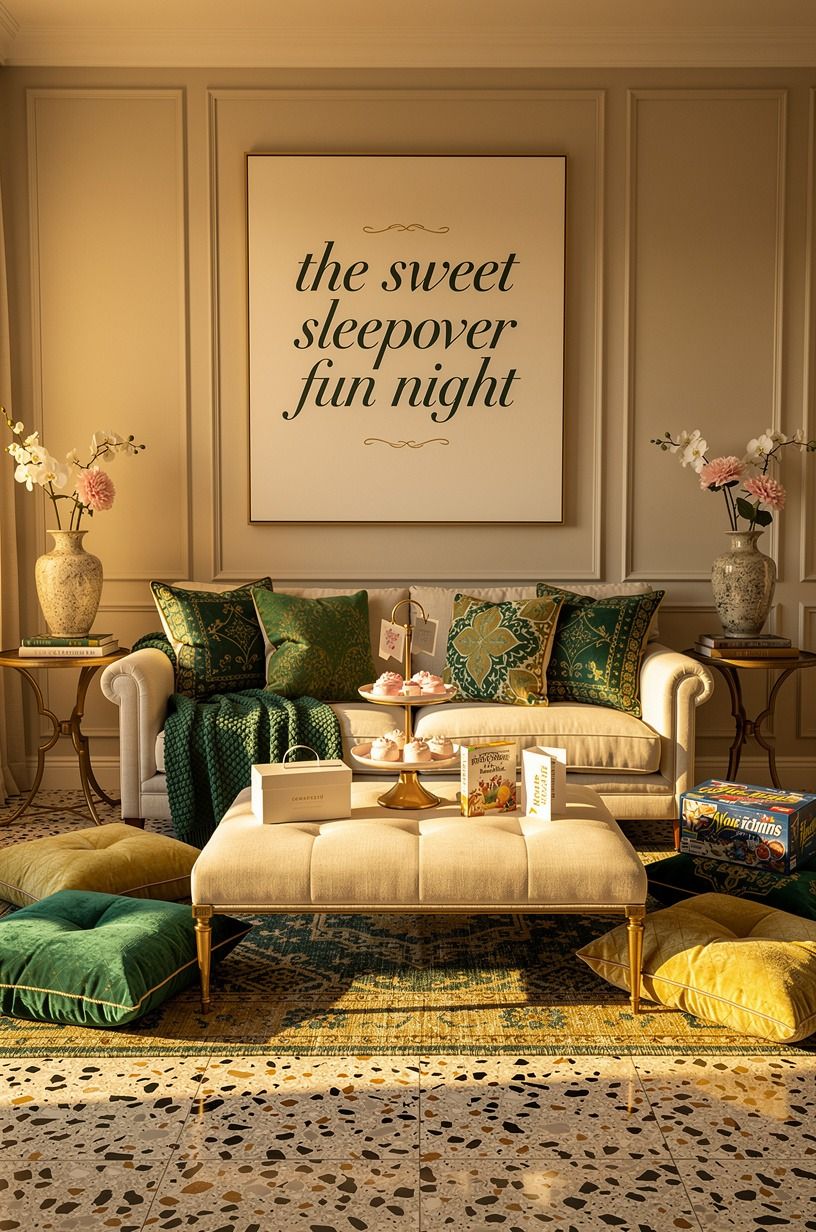 Swap a Game Table for Sweet Sixteen Sleepover Ideas
