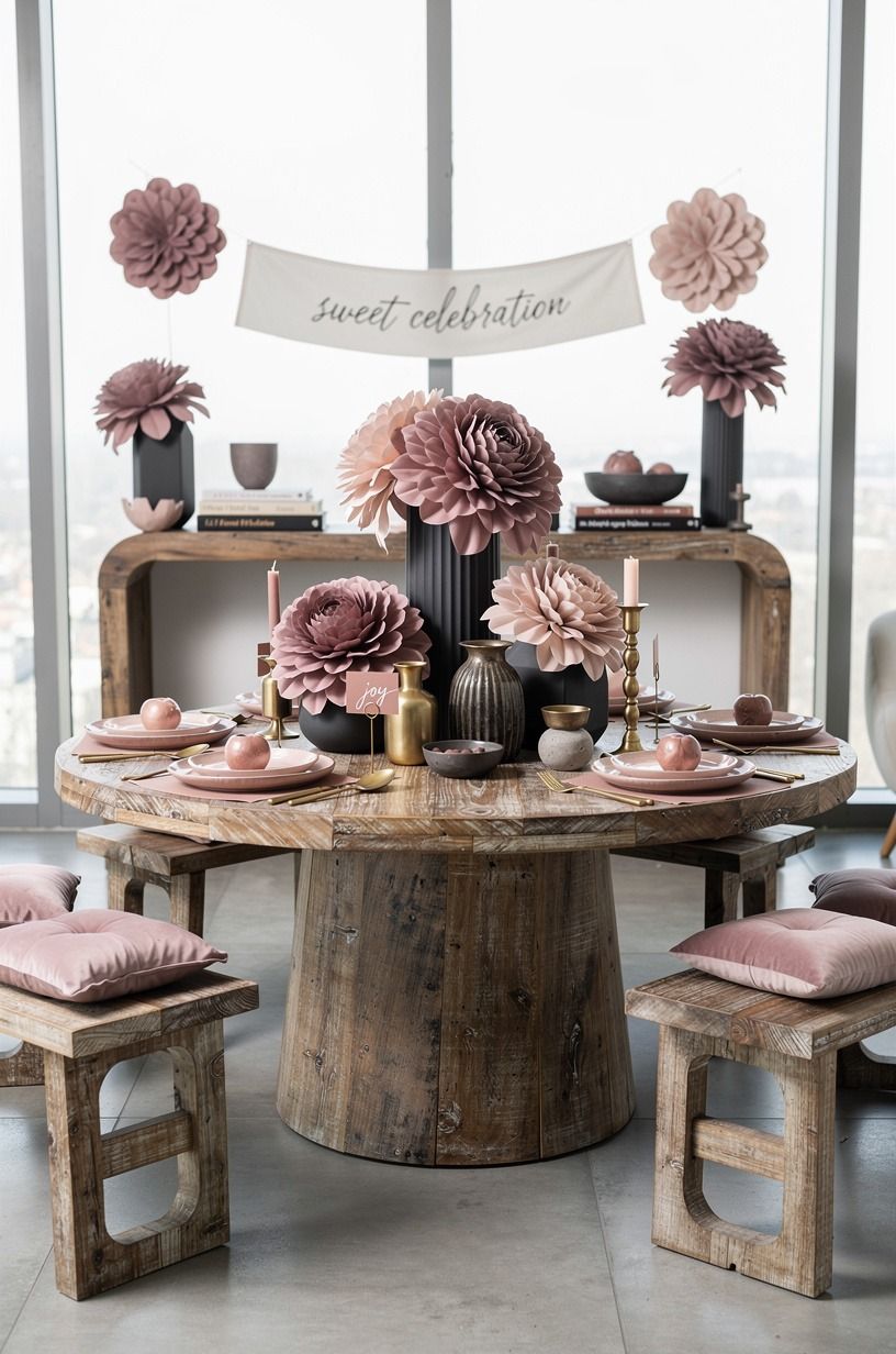 Swap Balloons for Paper Florals