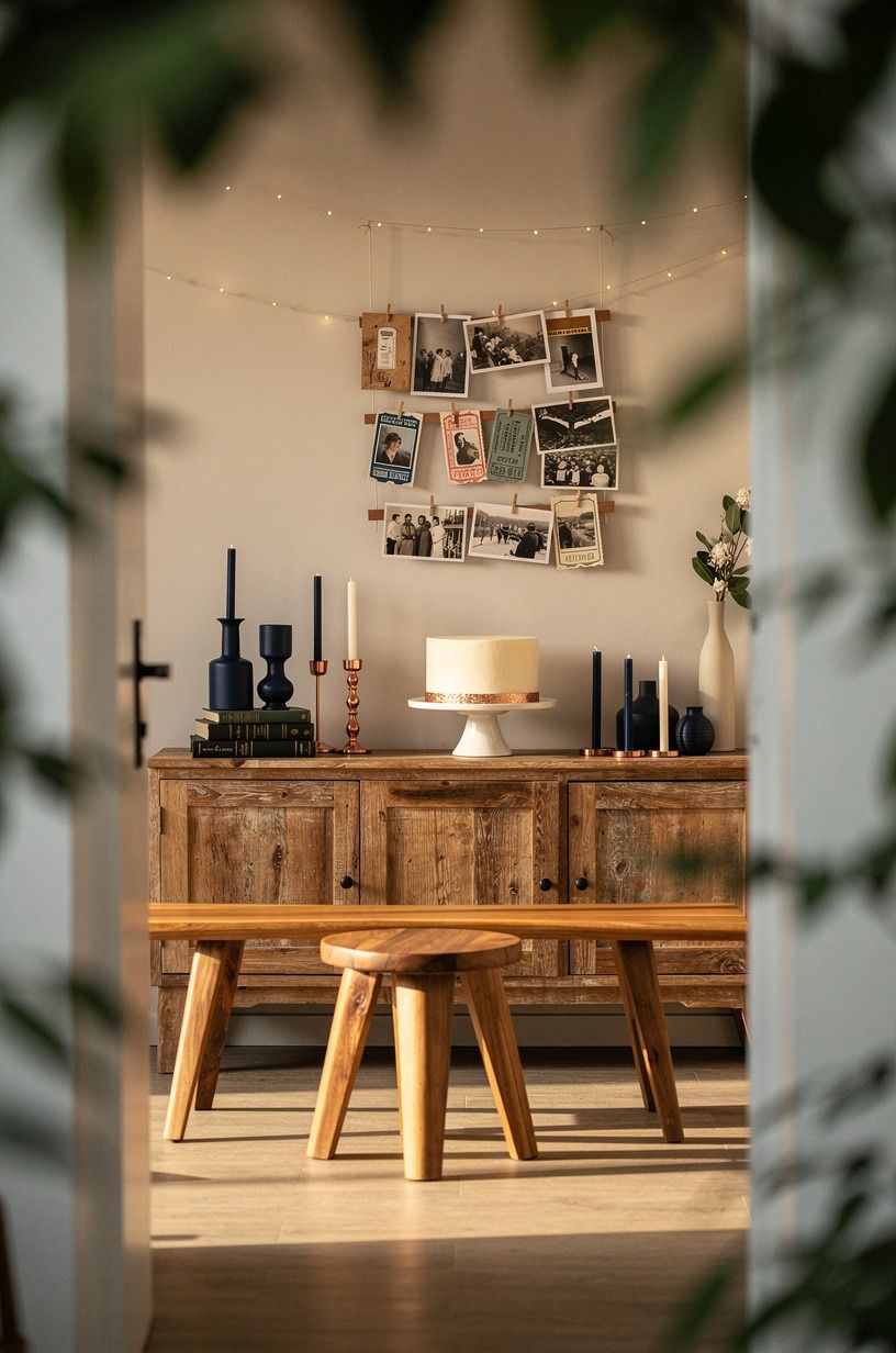Create The Doorway Reveal for a memory-lane party