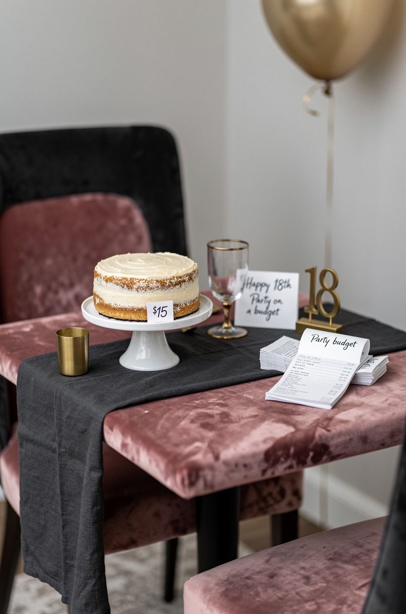 What does a budget 18th birthday party theme cost?