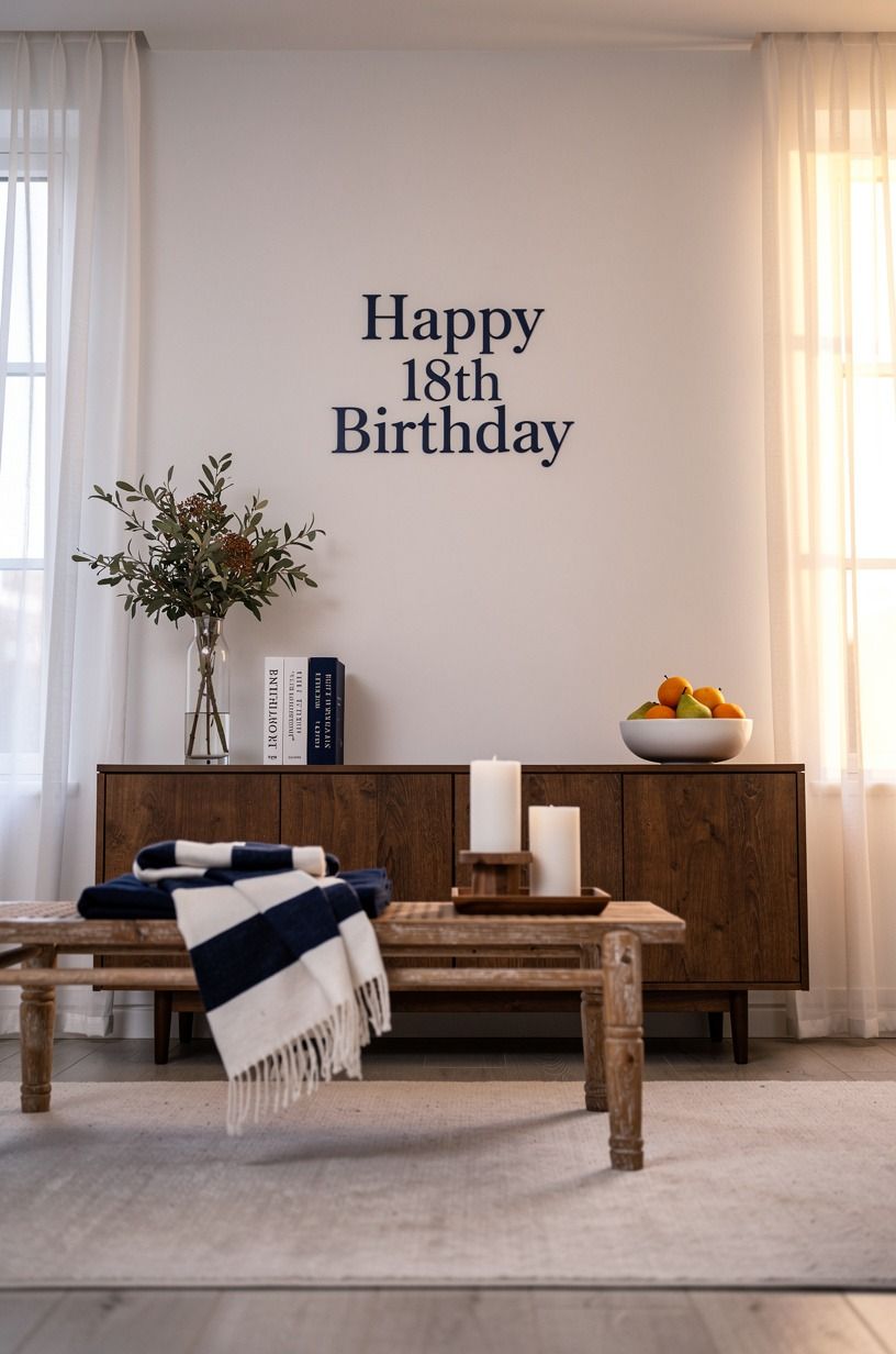 Which 18th bday theme makes the room feel bigger?