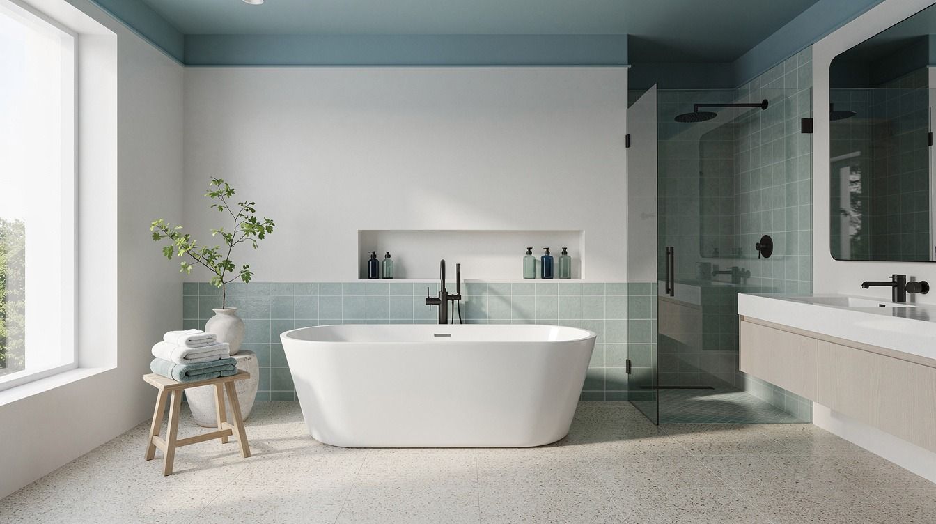 11 Blue-Green Bathroom Combo Ideas Everyone's Falling For Without Renovating