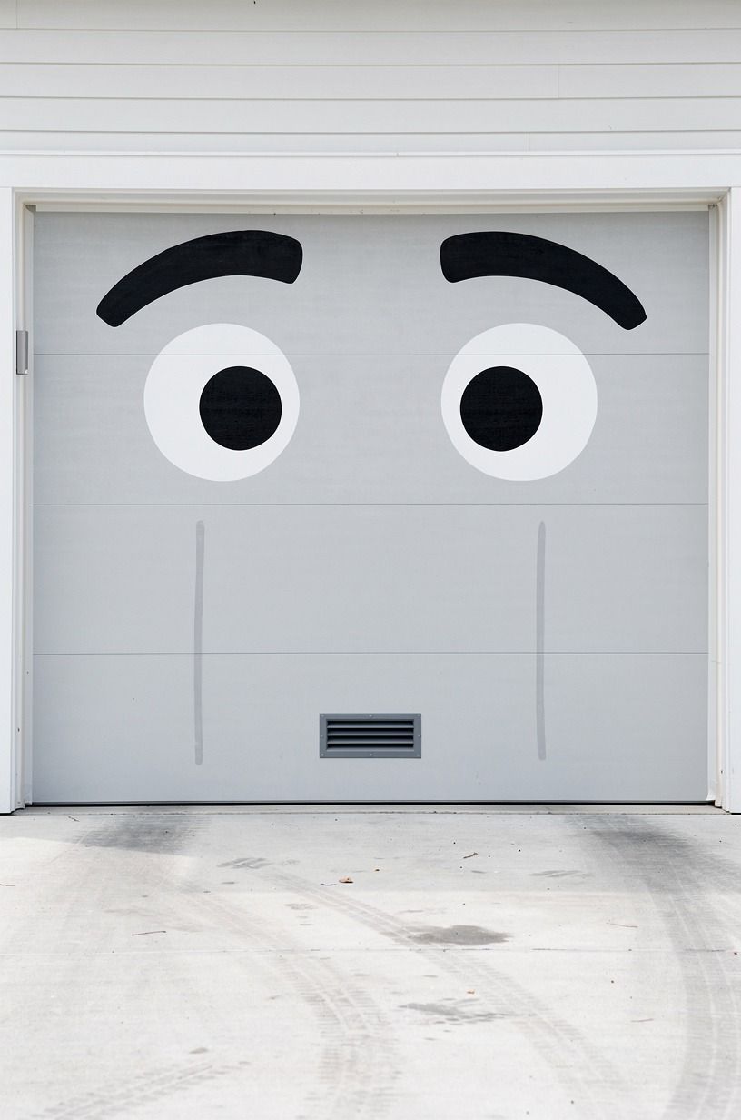 Frame the eyes with heavy brows to set the mood