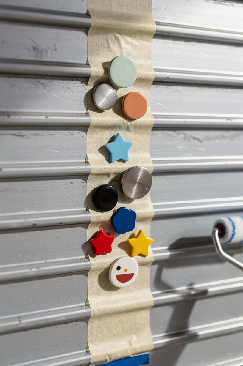 Layer magnets over tape wherever the steel allows