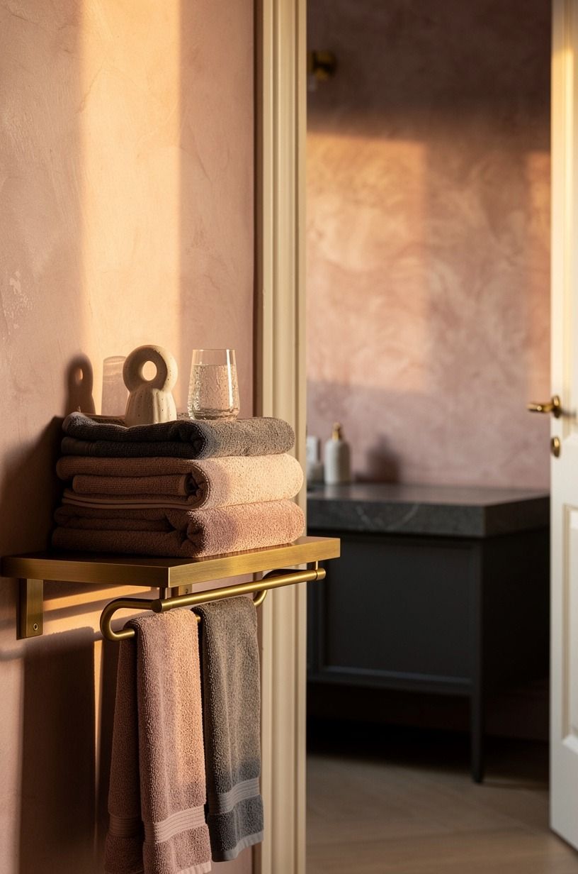 Build a Small Landing Strip for Towels