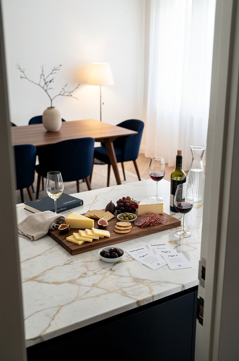 Mix the Tasting Party Ideas Around One Food Board