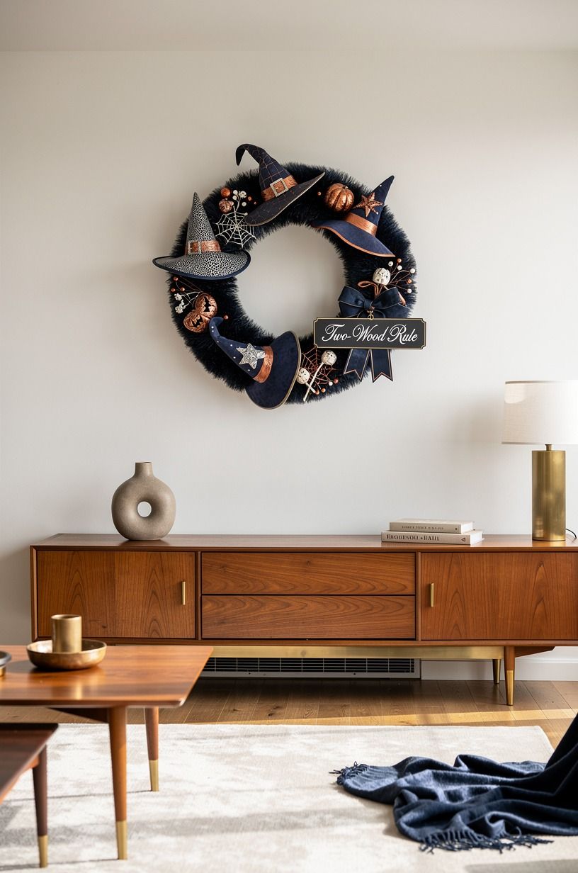 Build the Two-Wood Rule into a Gothic Halloween Wreath