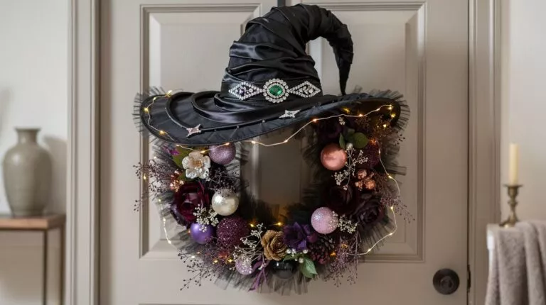 11 Witch Hat Wreaths for Every Kind of Witch: Glam, Gothic, Cottagecore and Kid-Friendly