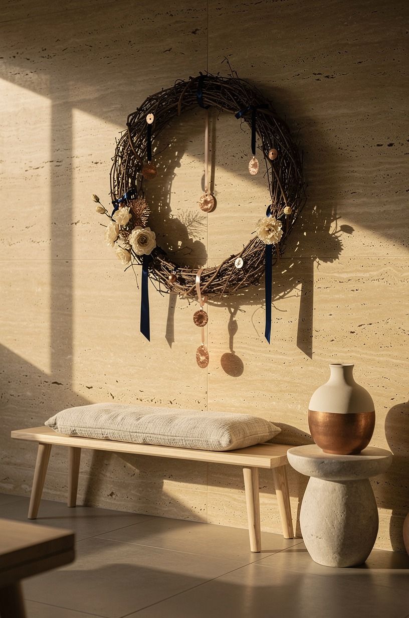 Bend a grapevine-style circle (the foraged wreath diy base)