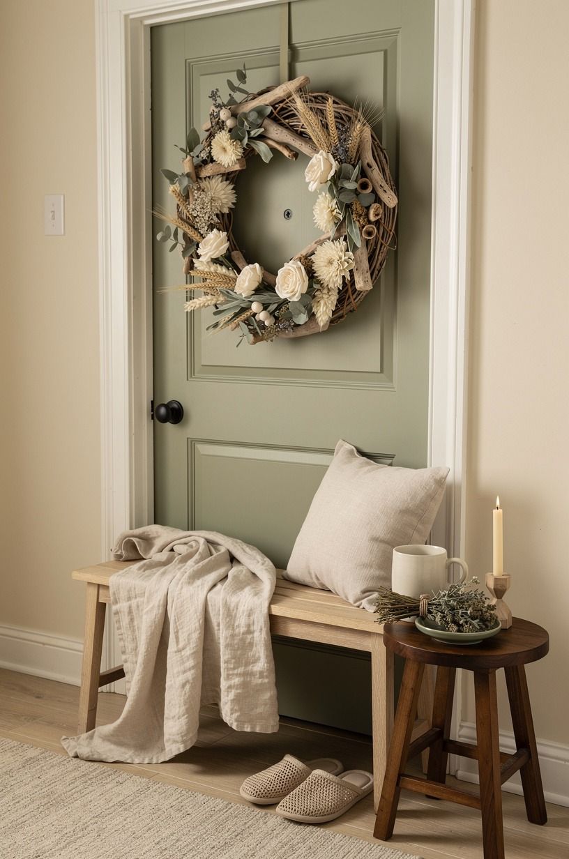 Use the Two-Wood Rule for a Cottagecore Halloween Wreath