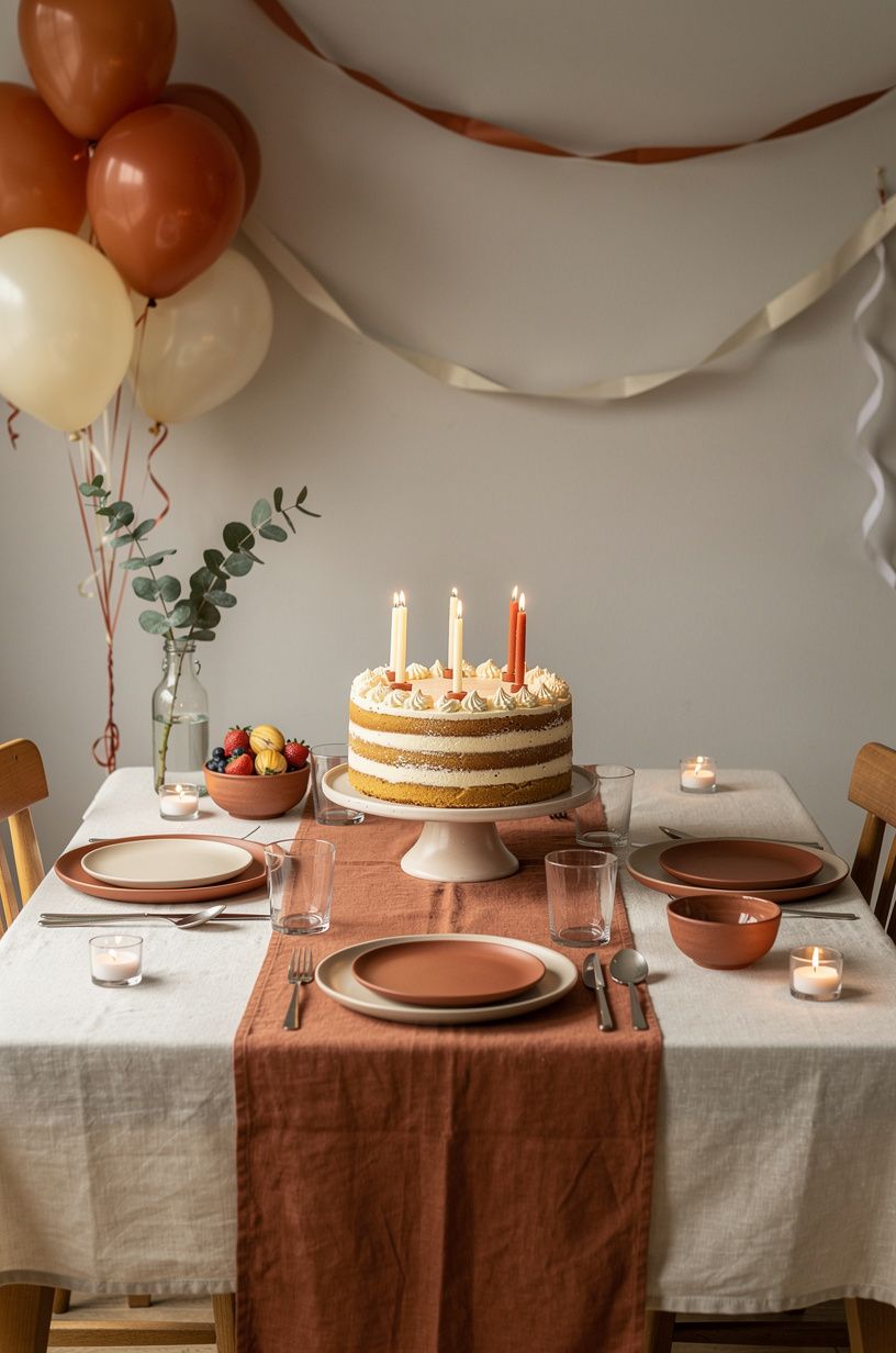 Terracotta and Cream Beat Bright Red