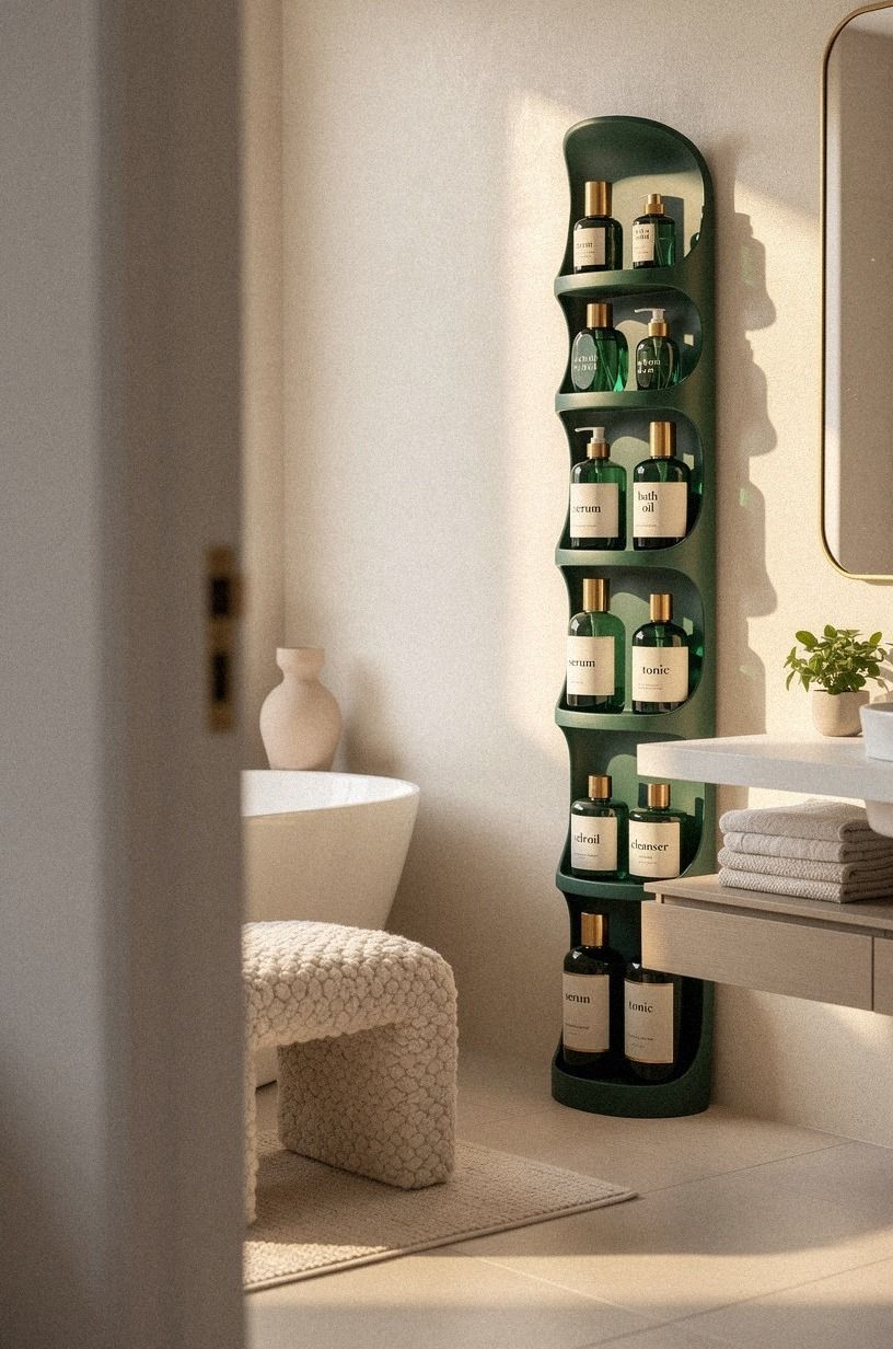 Build a vertical bottle tower for a tight corner