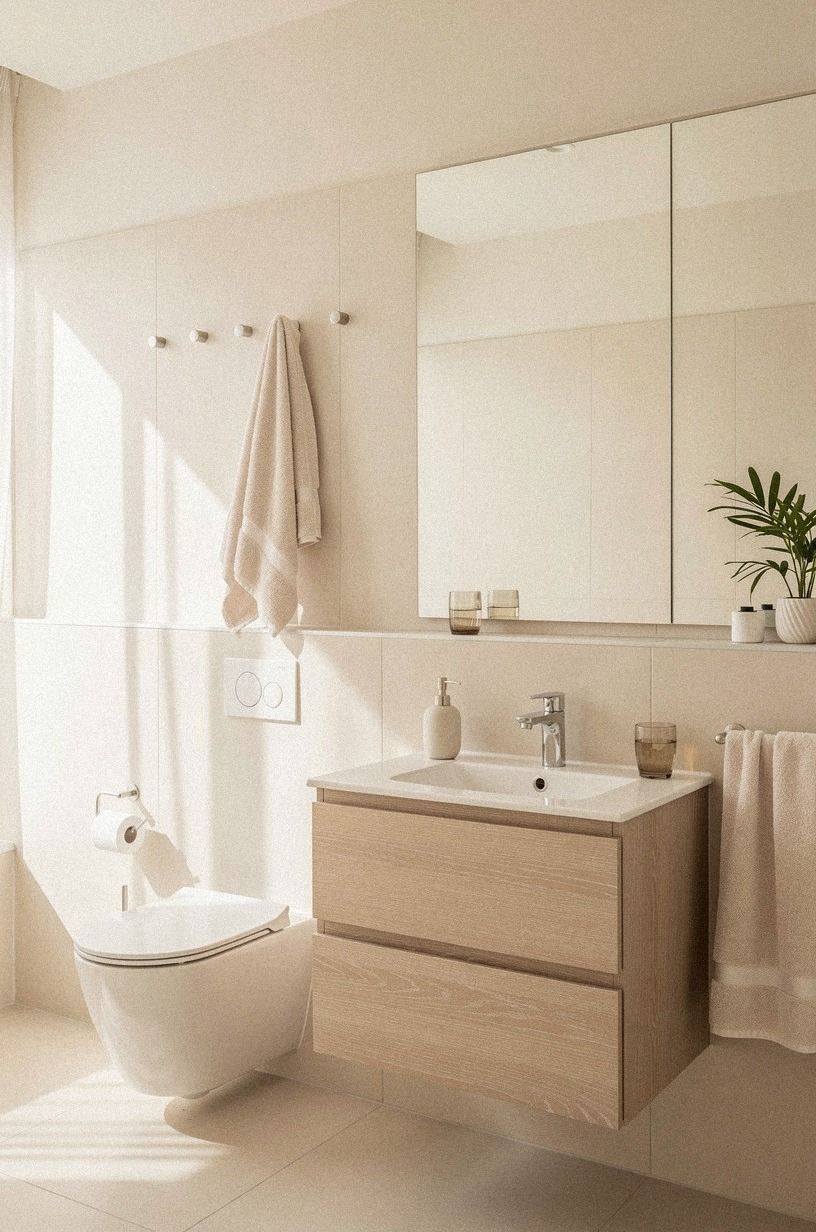 Hang linen where the room can breathe