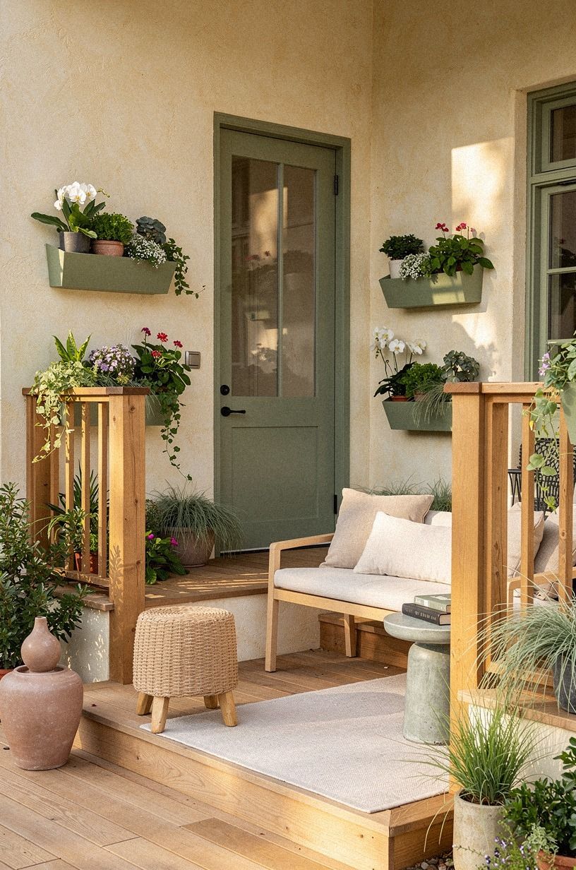 Choose Front Patio Plant Ideas Over Oversized Pots